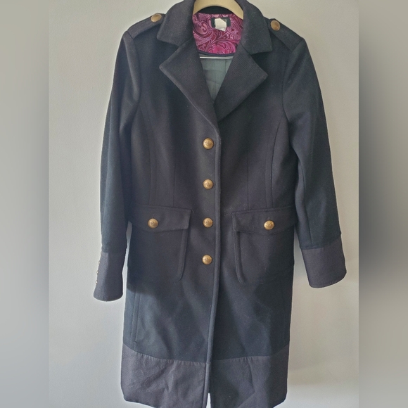 J By J Long Trenchcoat Army